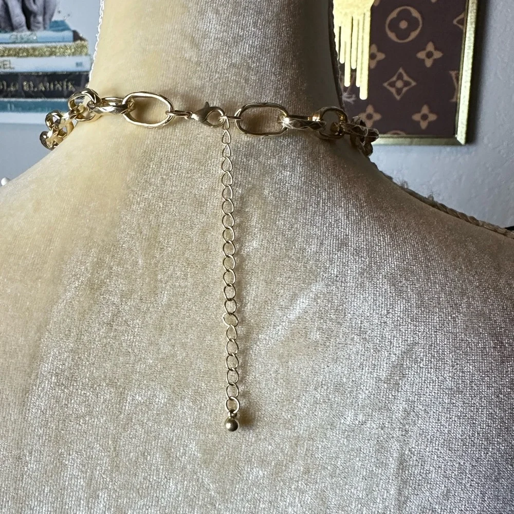 Authentic Rare Vintage Louis Vuitton Lock & Key #221 on Gold Necklace